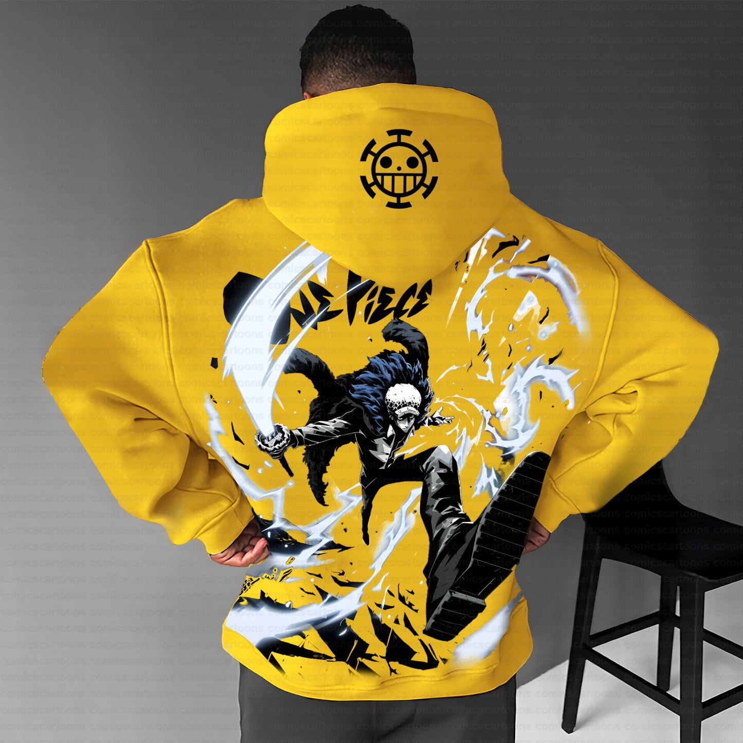 Unisex Anime Inspired Vintage Plush Hoodie