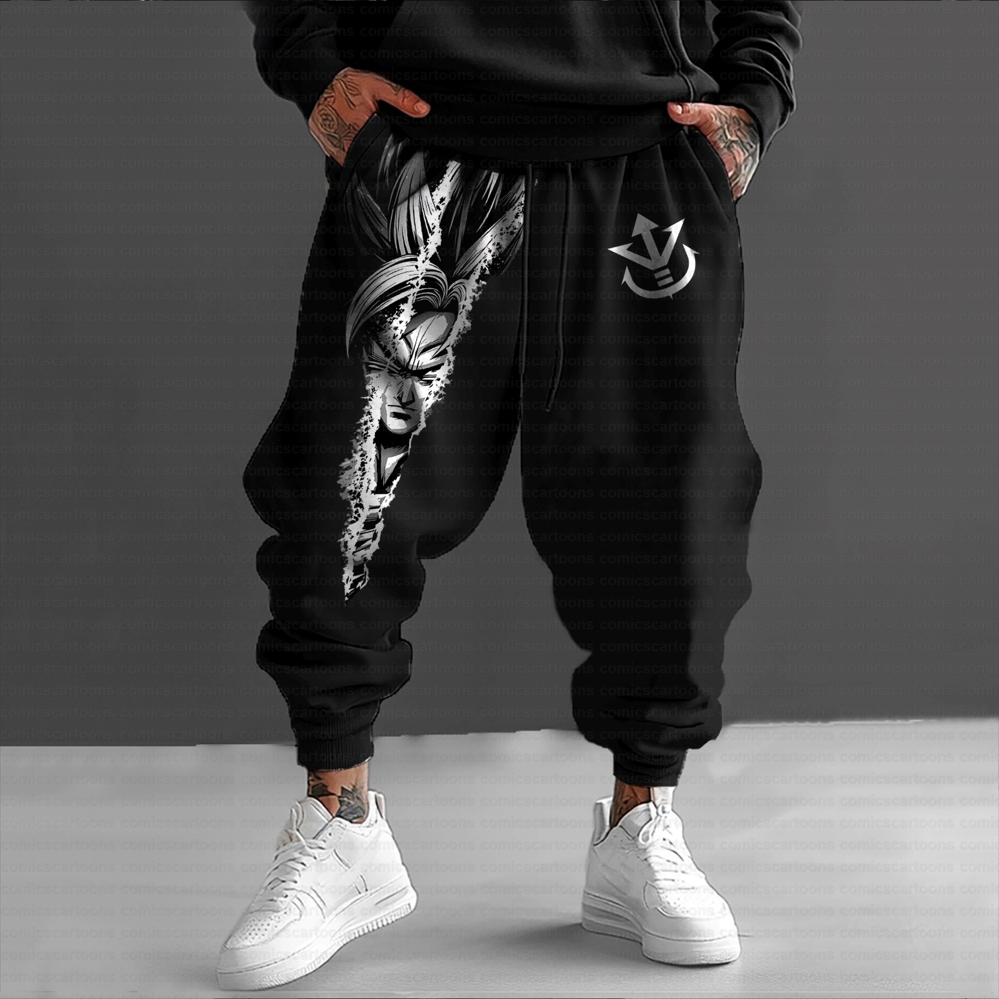 Unisex Anime Inspired Vintage Plush Pants