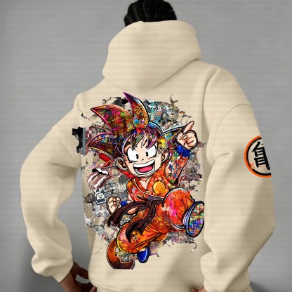 Unisex Graphic Streetwear Vintage Plush Hoodie