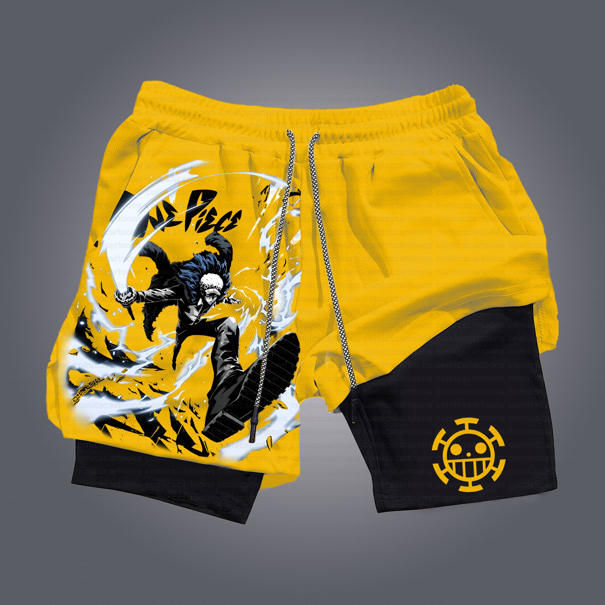 Unisex Casual Anime Streetwear Gym Shorts