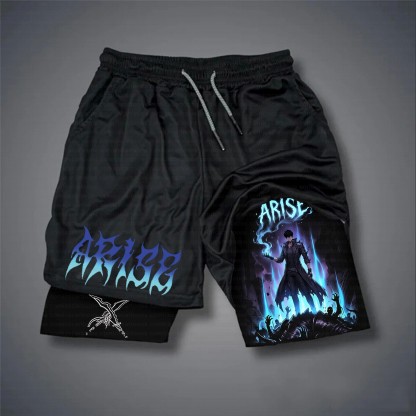Unisex Casual Anime Streetwear Gym Shorts