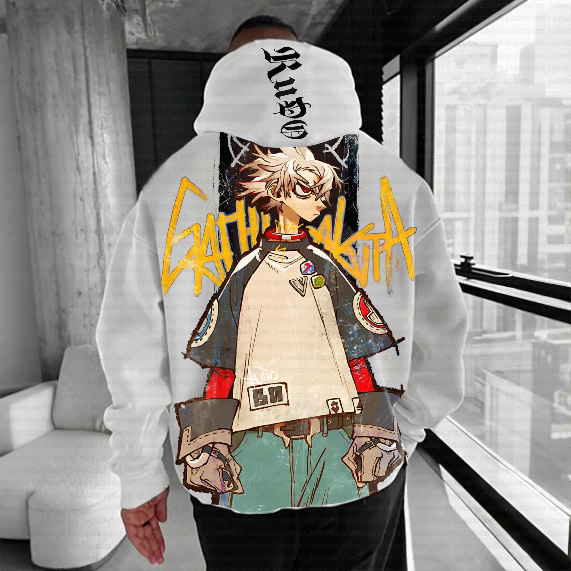 Unisex Graphic Streetwear Vintage Plush Hoodie