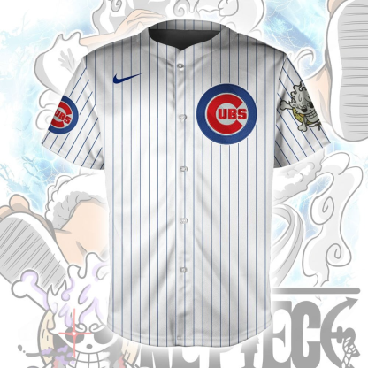 Chicago Cubs x One Piece Luffy Gear 5 Grand Slam Baseball Jersey