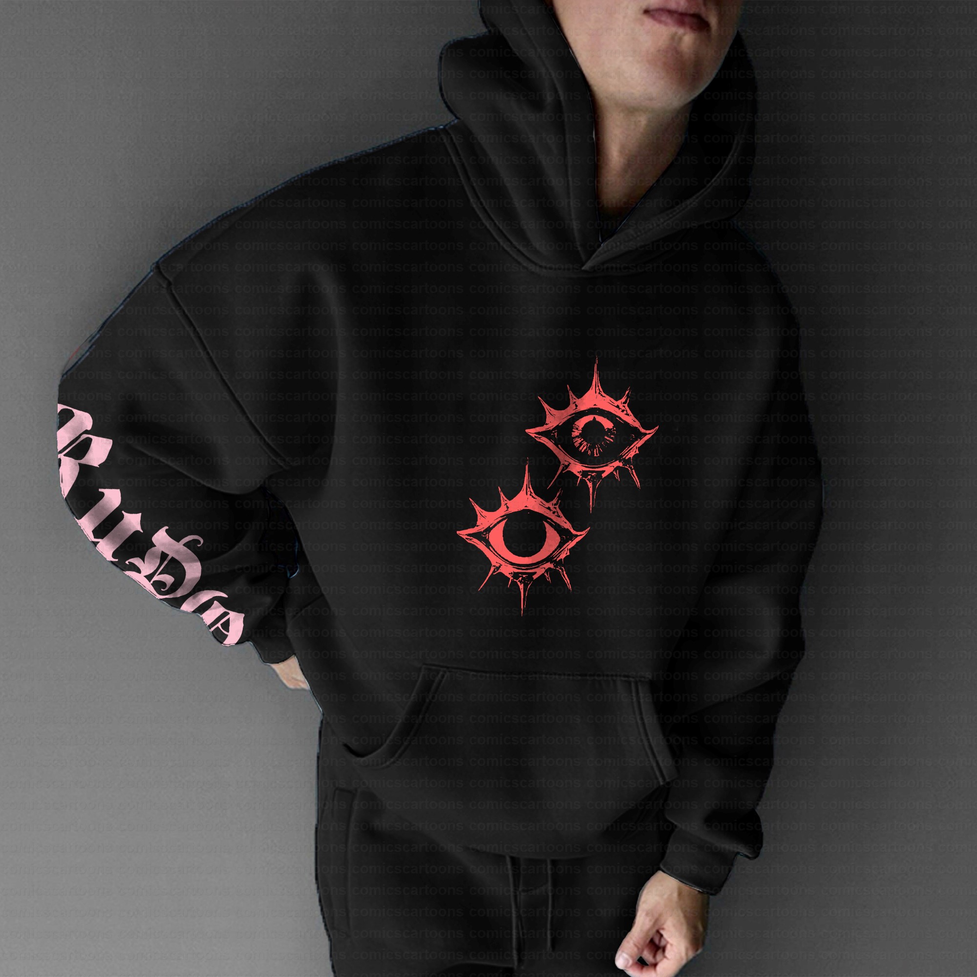 Unisex Graphic Streetwear Vintage Plush Hoodie