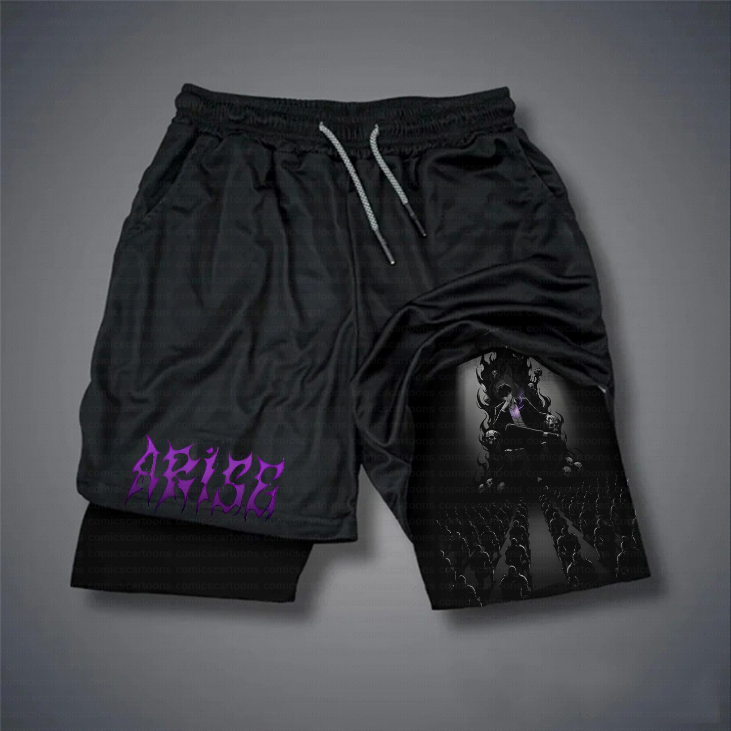 Unisex Casual Anime Streetwear Gym Shorts