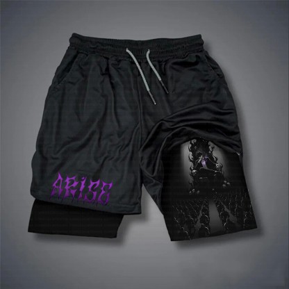 Unisex Casual Anime Streetwear Gym Shorts