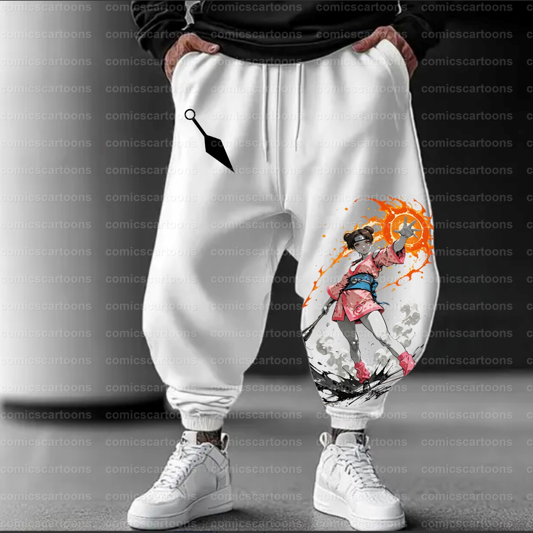 Unisex Anime Inspired Vintage Plush Pants