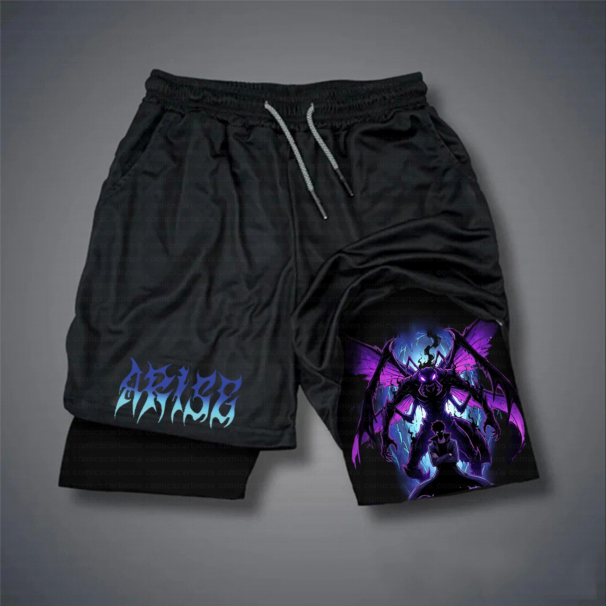 Unisex Casual Anime Streetwear Gym Shorts