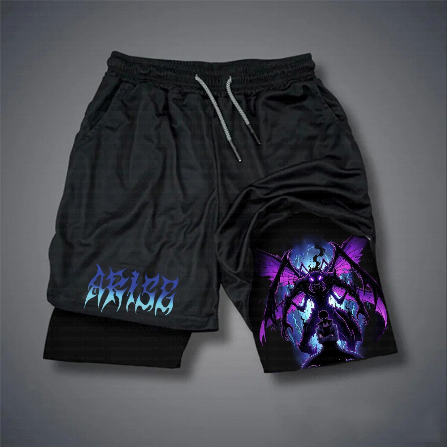Unisex Casual Anime Streetwear Gym Shorts