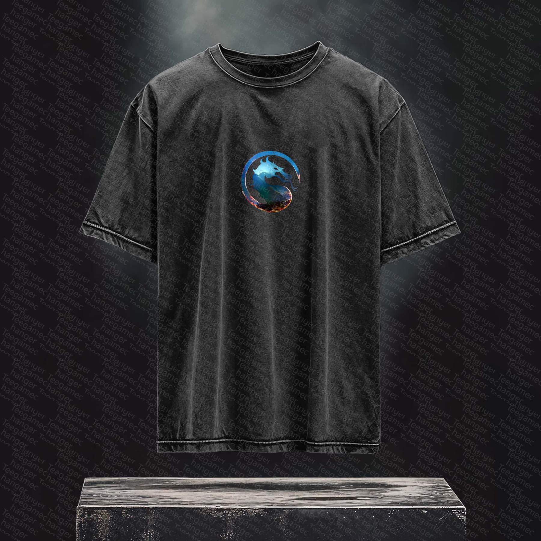 Unisex  Inspired Vintage Washed T-Shirt丨 Mortal Kombat