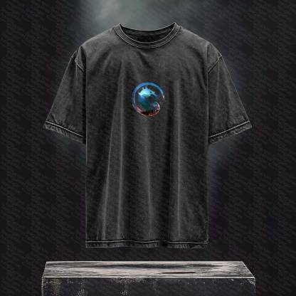 Unisex  Inspired Vintage Washed T-Shirt丨 Mortal Kombat