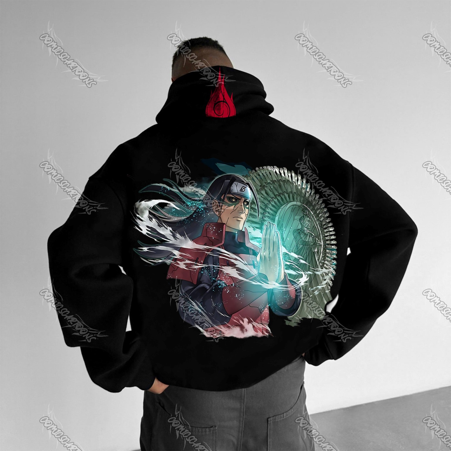 Unisex Anime Graphic Streetwear Vintage Hoodie