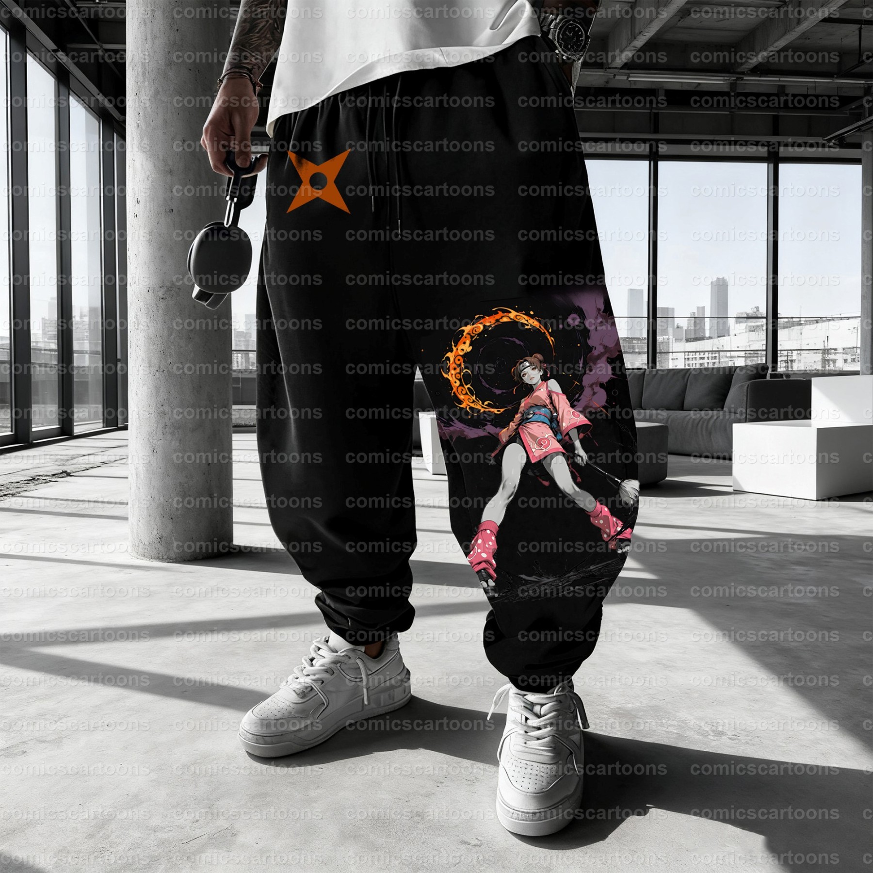 Unisex Anime Inspired Vintage Plush Pants