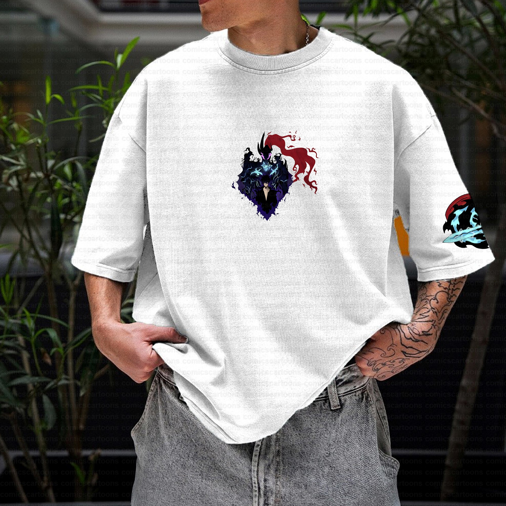 Unisex Anime Inspired Vintage T-Shirt