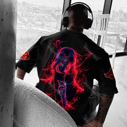 (Naruto)Unisex Anime Inspired Vintage T-Shirt