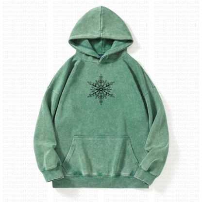 Unisex Anime Graphic Streetwear Vintage Washed Hoodie