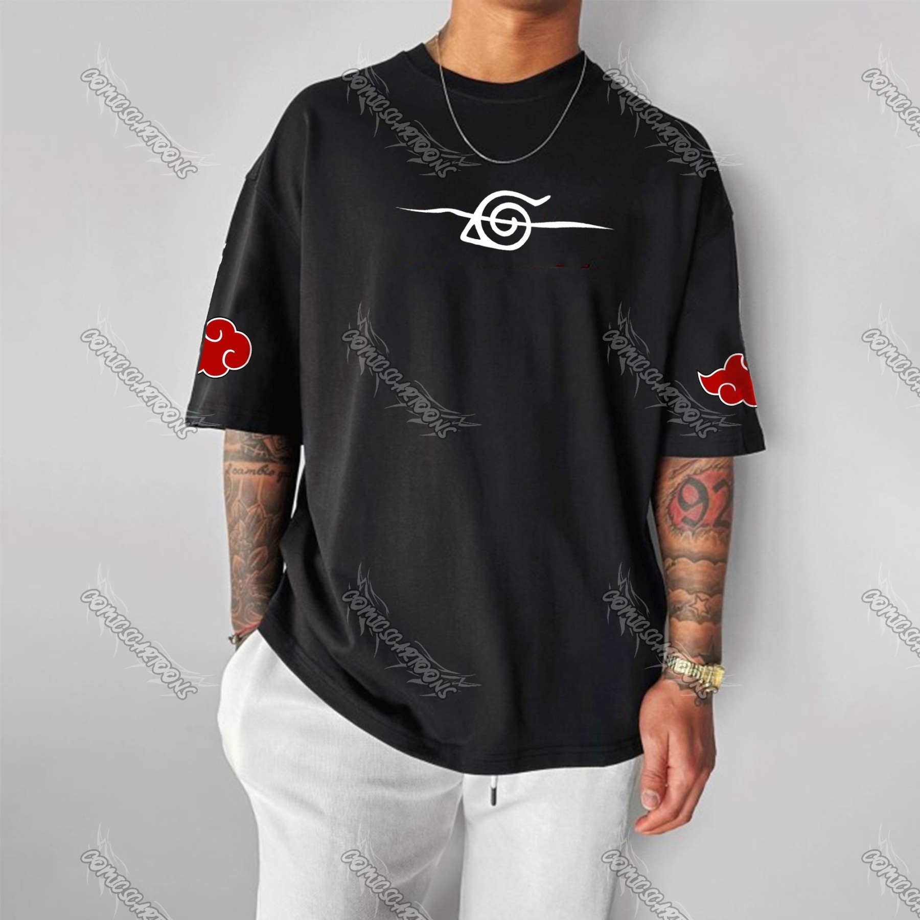 (Naruto)Unisex Anime Inspired Vintage T-Shirt