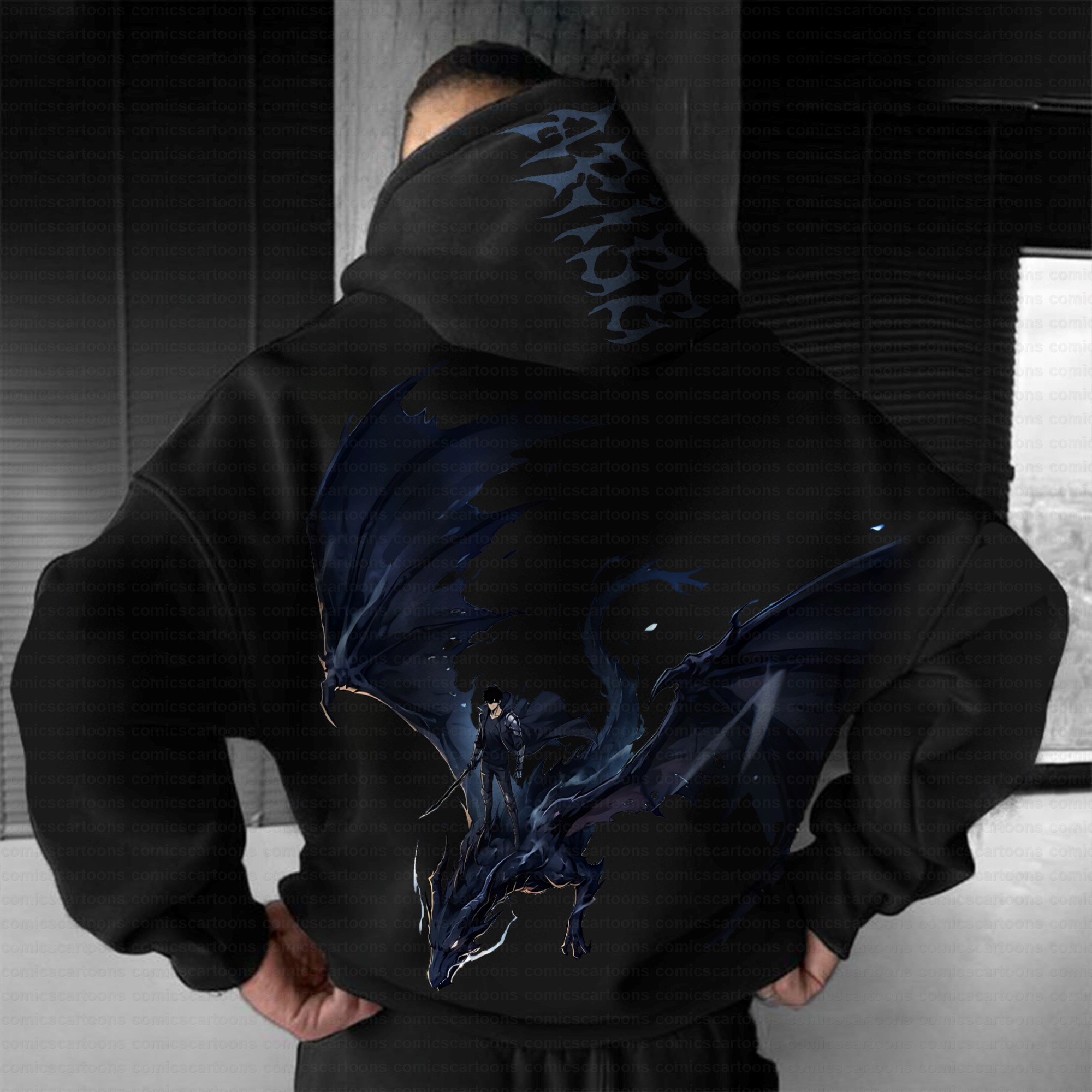 Unisex Anime Inspired Vintage Plush Hoodie