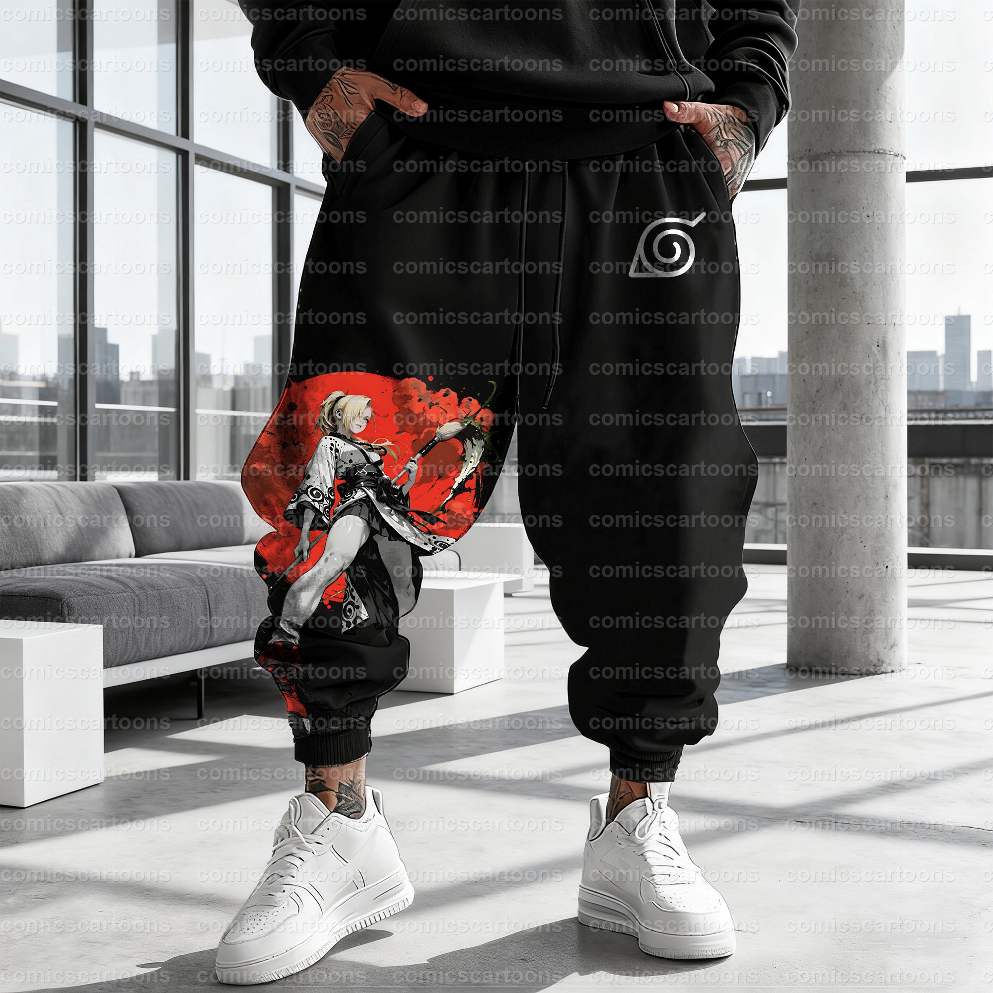Unisex Anime Inspired Vintage Plush Pants