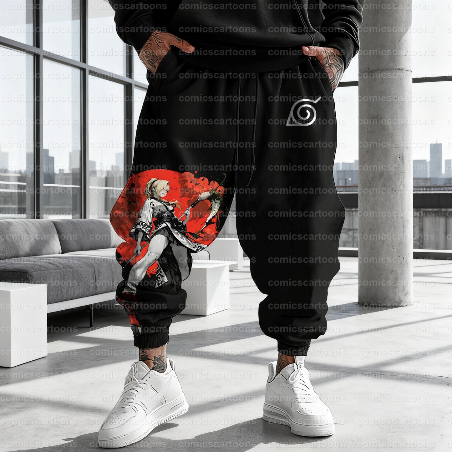 Unisex Anime Inspired Vintage Plush Pants