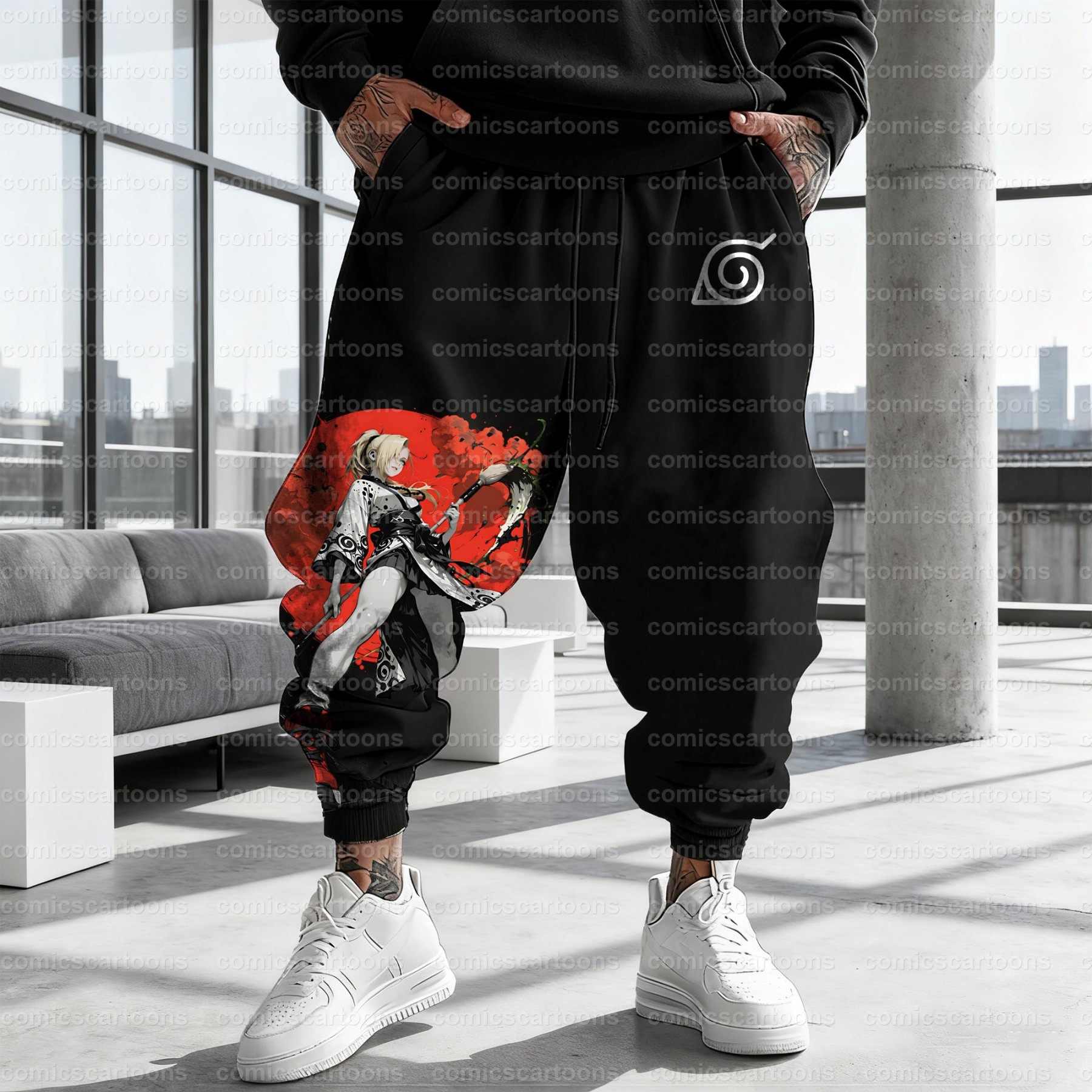 Unisex Anime Inspired Vintage Plush Pants