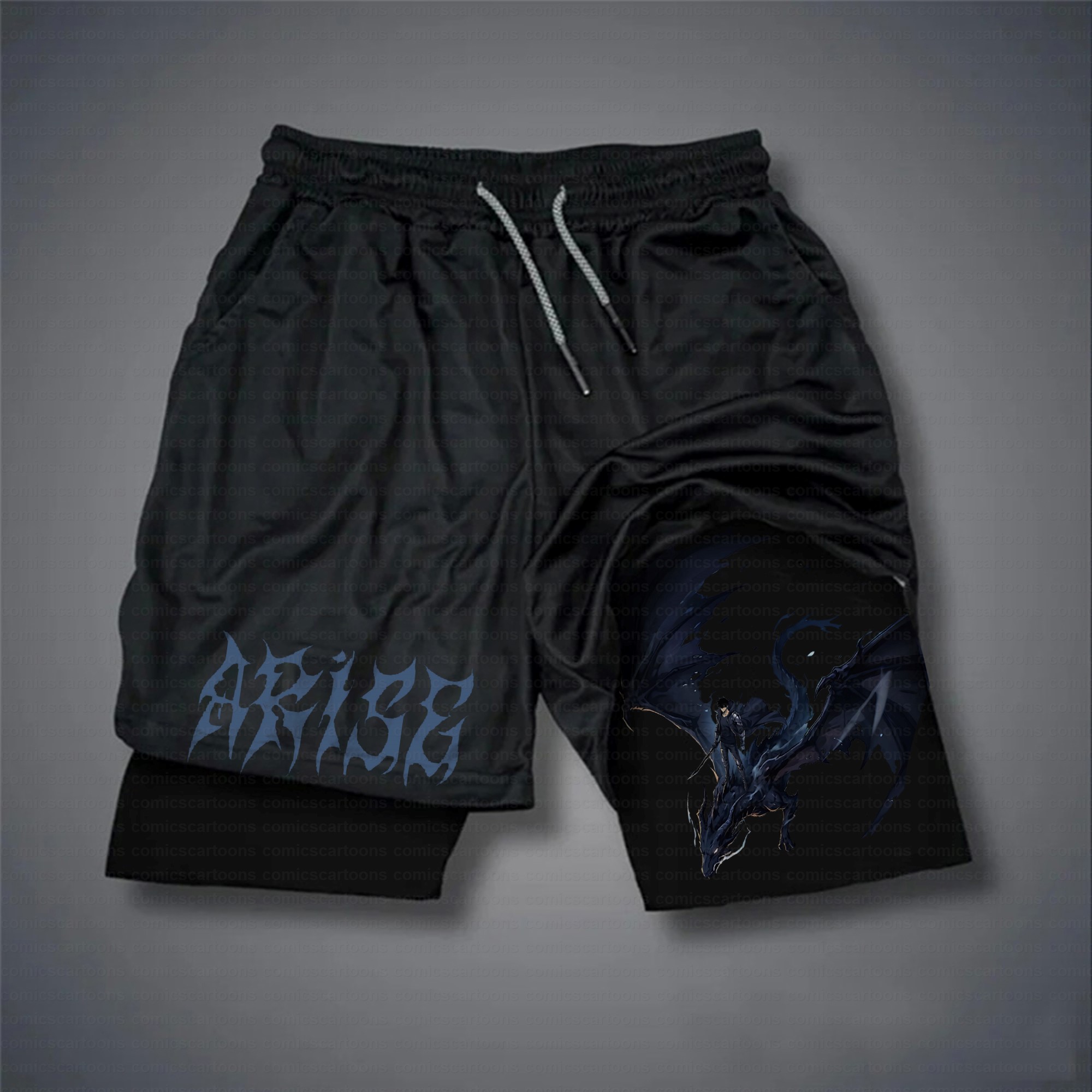 Unisex Casual Anime Streetwear Gym Shorts