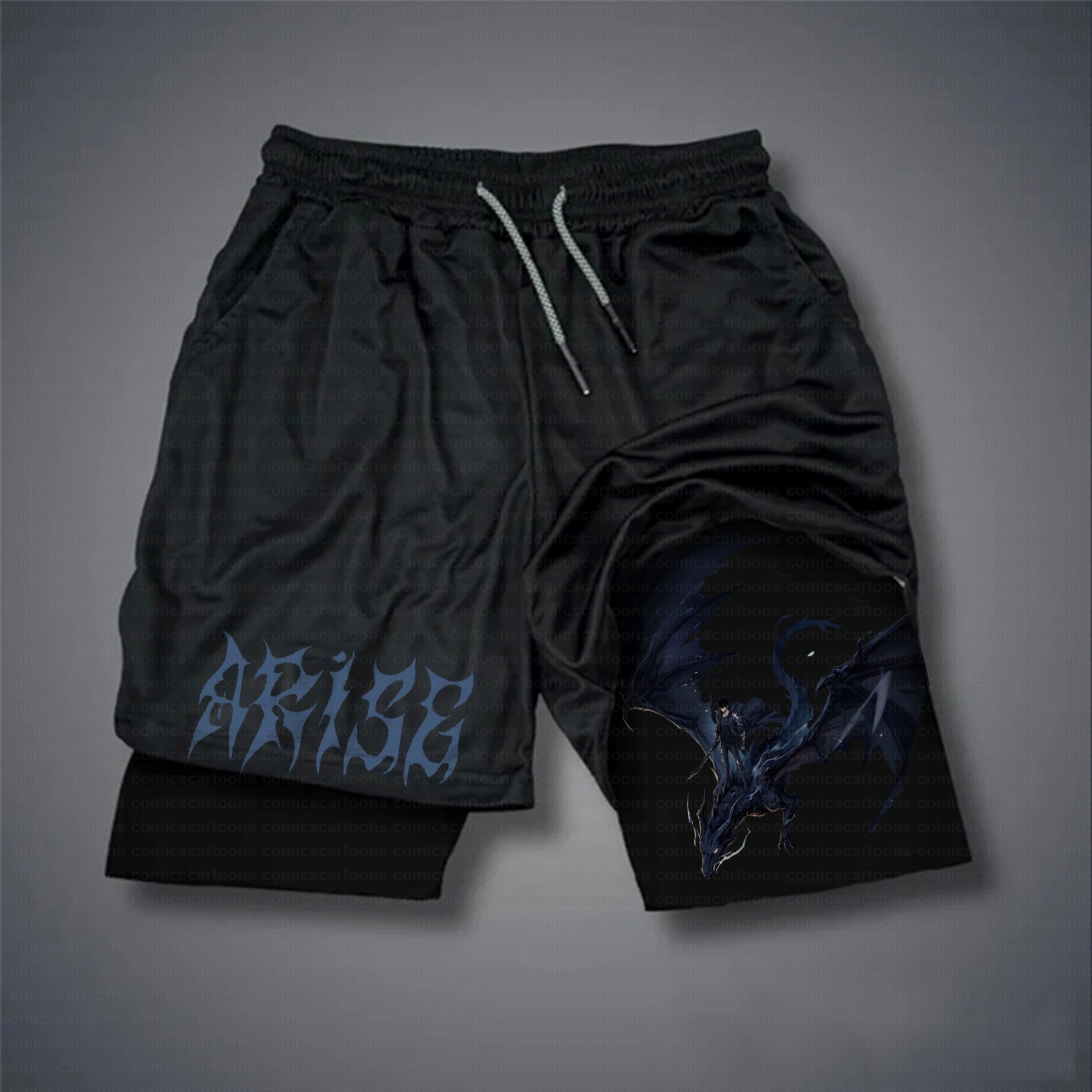 Unisex Casual Anime Streetwear Gym Shorts