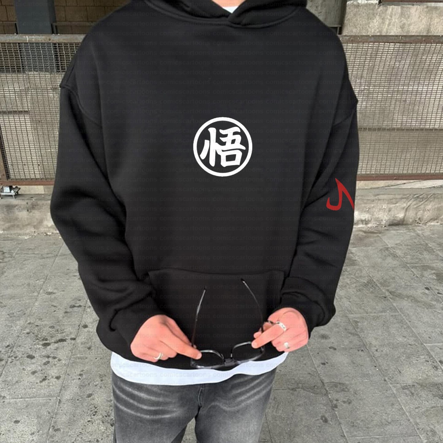 Unisex Anime Inspired Vintage Plush Hoodie