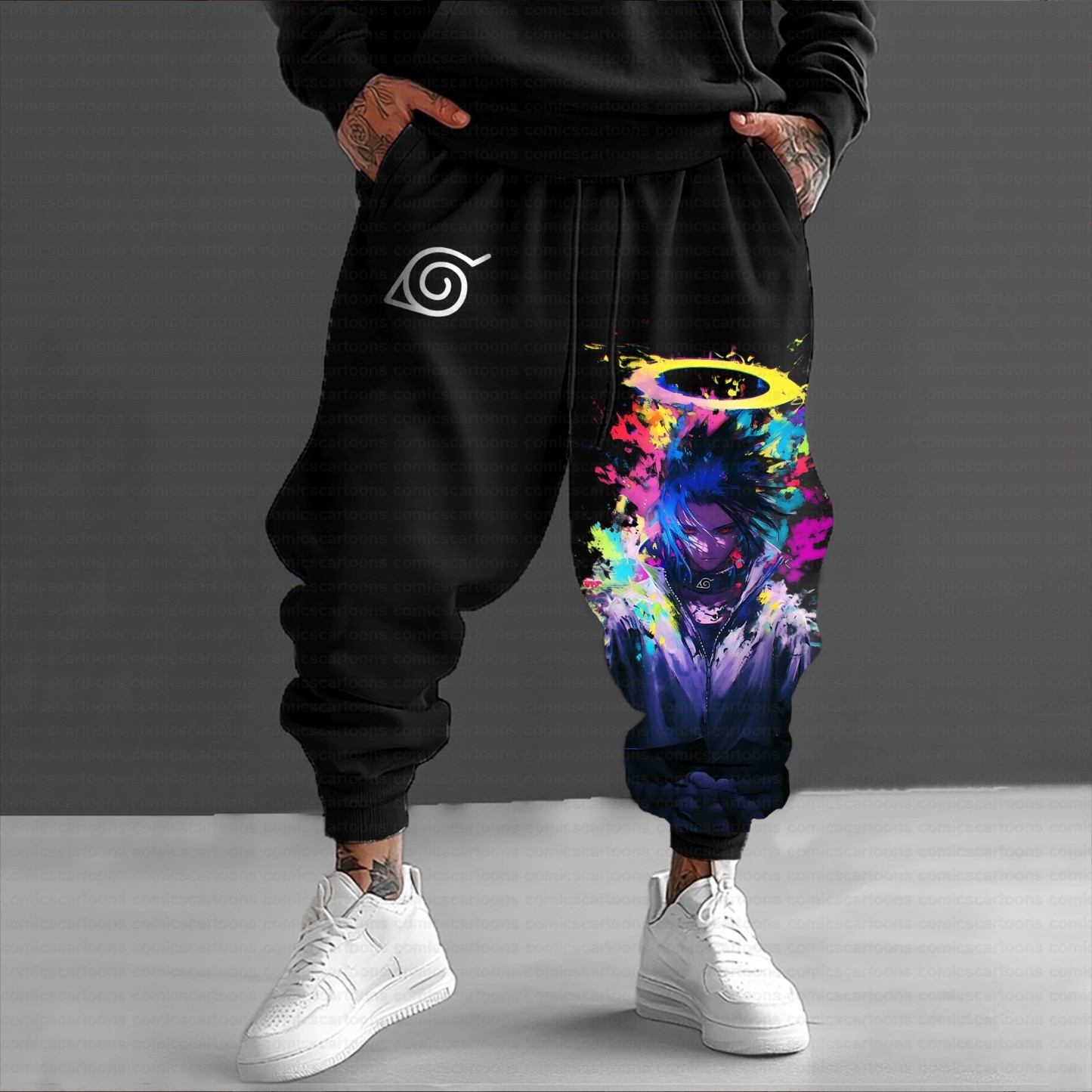 Unisex Anime Inspired Vintage Pants丨Demon Slayer X Pokémon