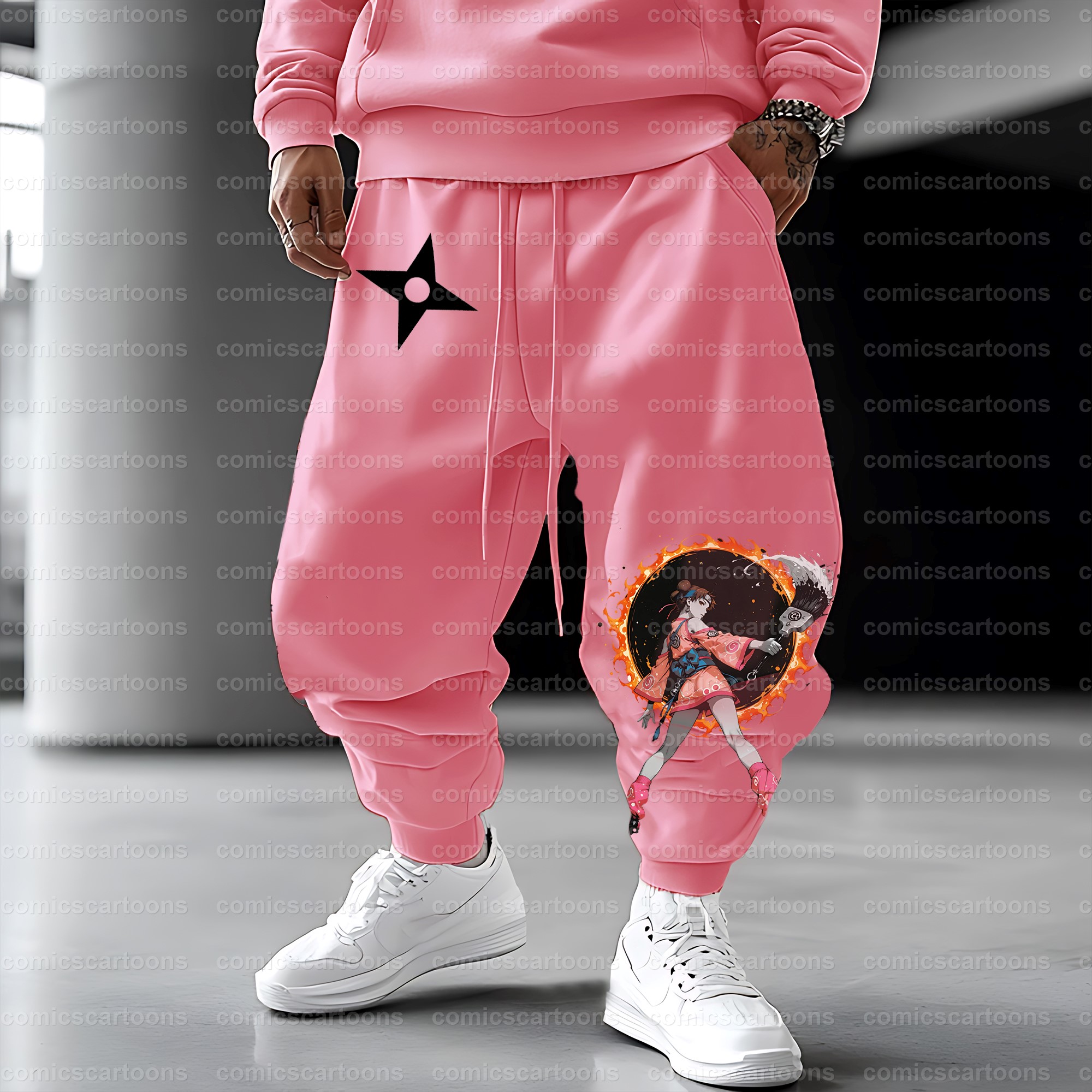 Unisex Anime Inspired Vintage Plush Pants