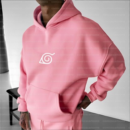 Plus Velvet Unisex Anime Graphic Streetwear Vintage Hoodie