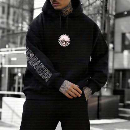 Unisex Graphic Streetwear Vintage Plush Hoodie