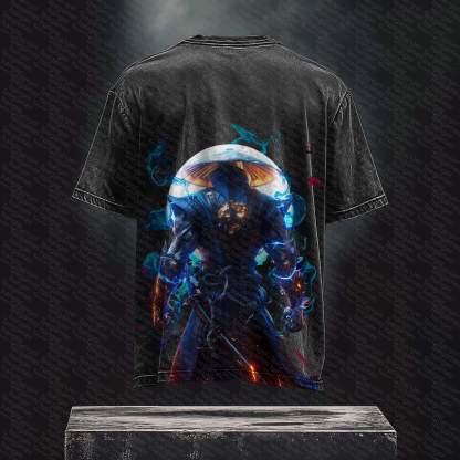 Unisex  Inspired Vintage Washed T-Shirt丨 Mortal Kombat