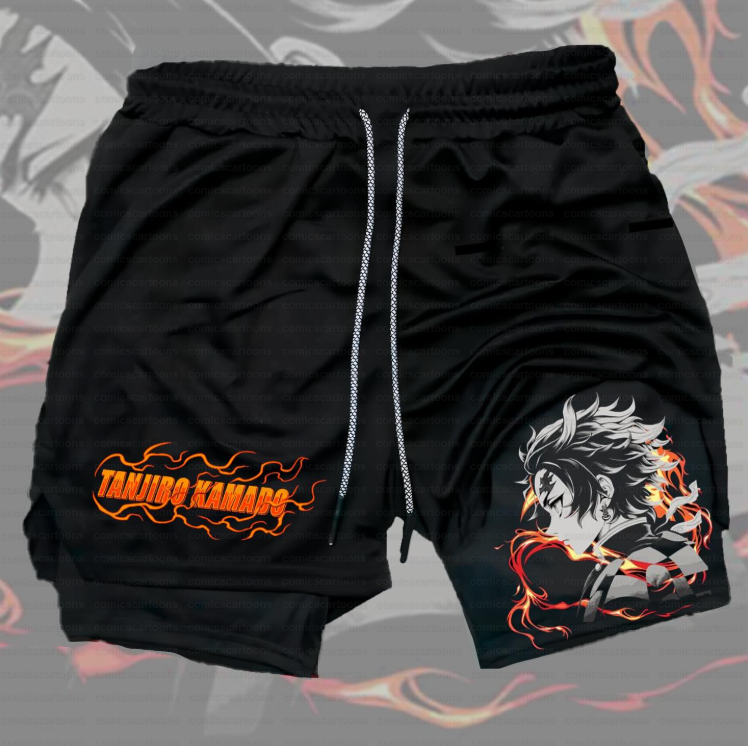 Unisex Casual Anime Streetwear Shorts