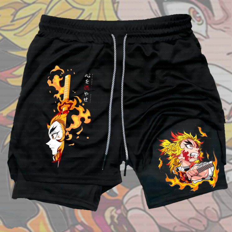 Unisex Casual Anime Streetwear Shorts