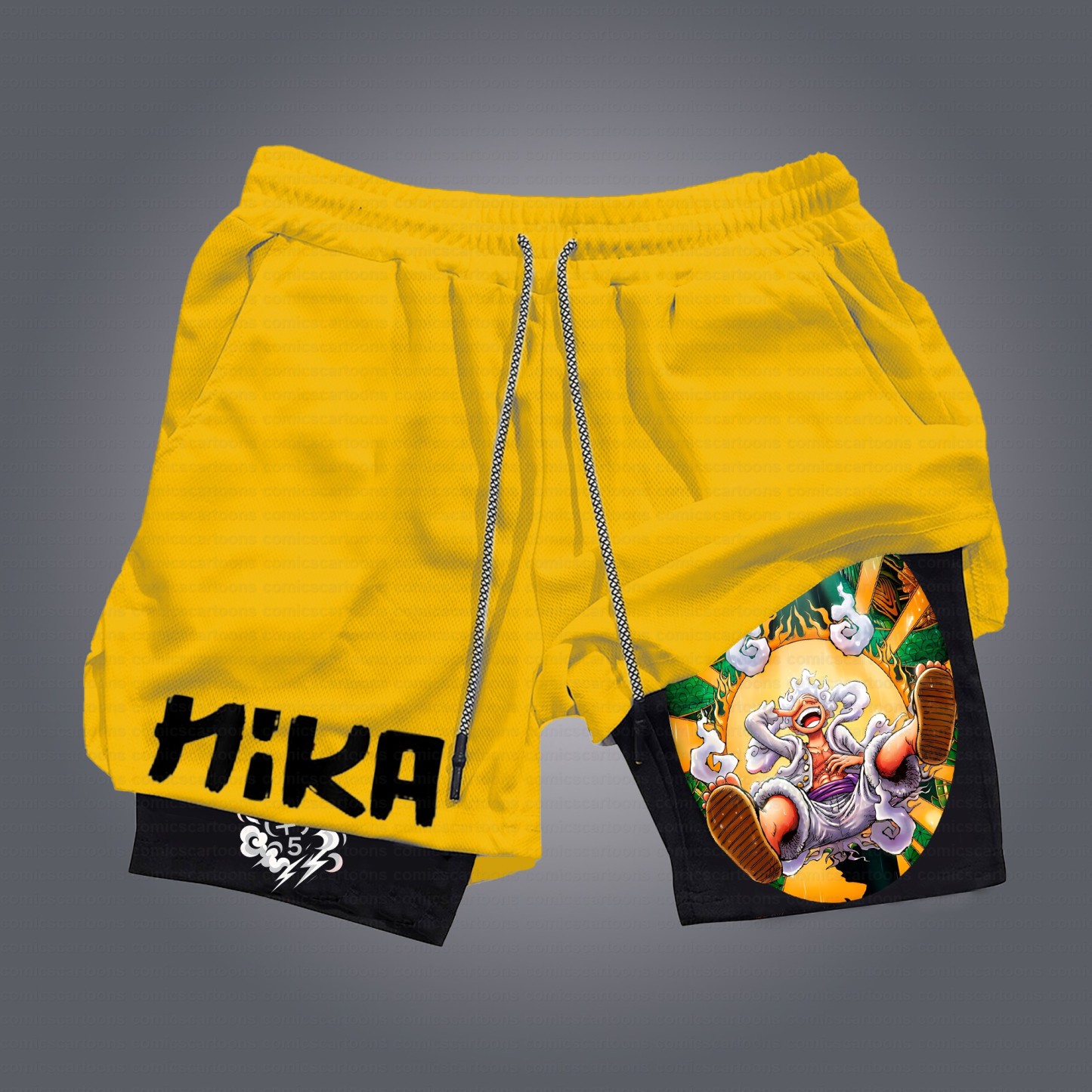 Unisex Casual Anime Streetwear Gym Shorts