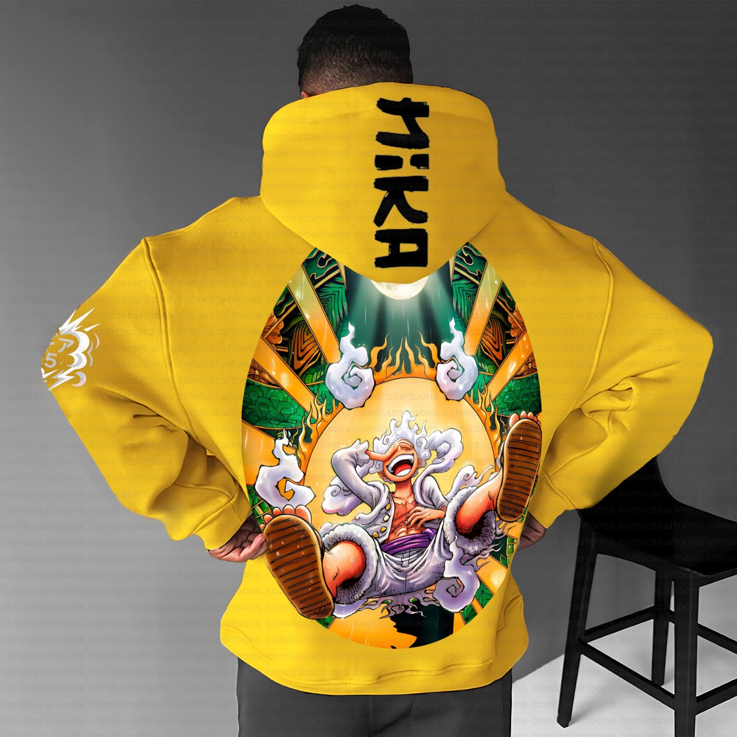 Unisex Anime Inspired Vintage Plush Hoodie