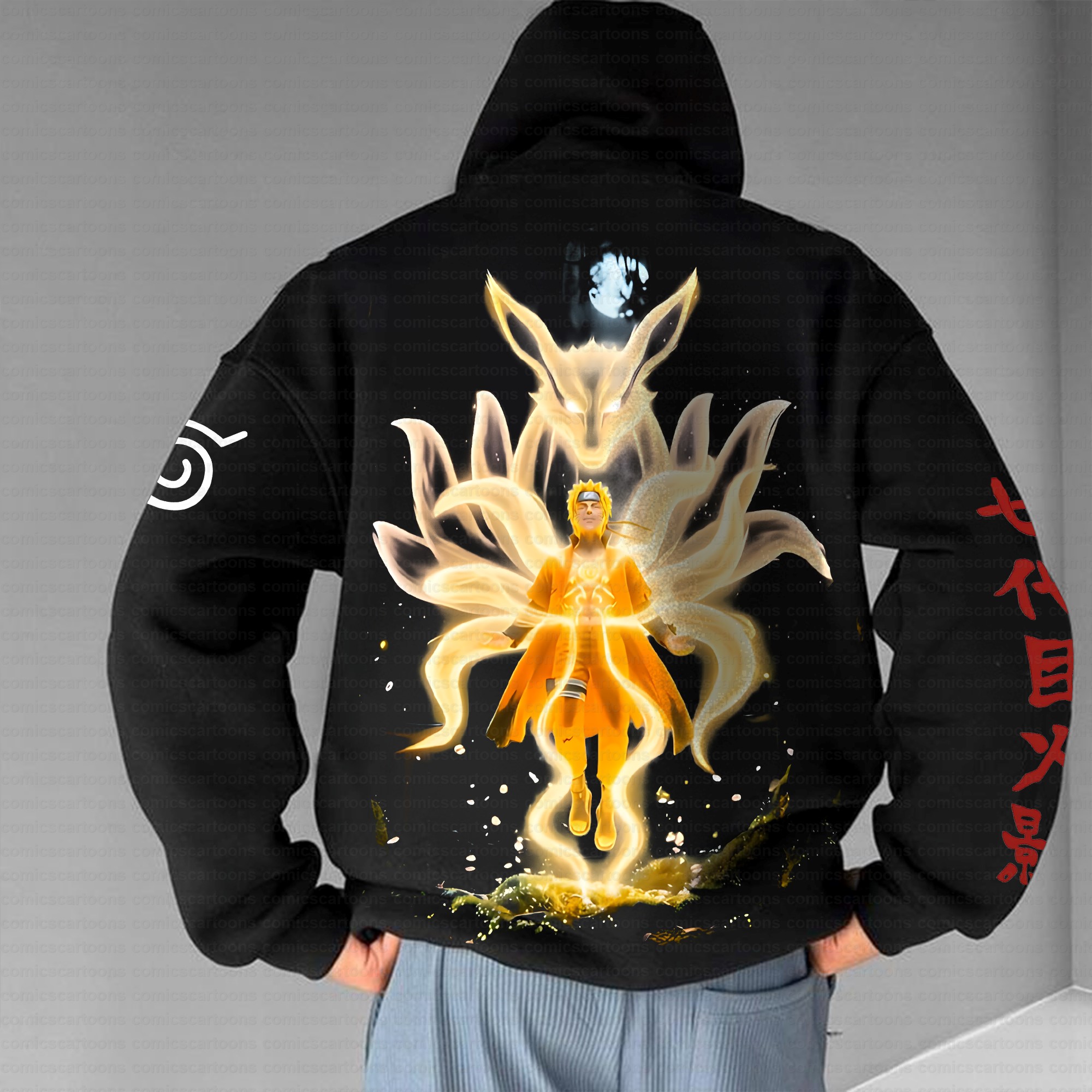 Unisex Anime Inspired Vintage Plush Hoodie