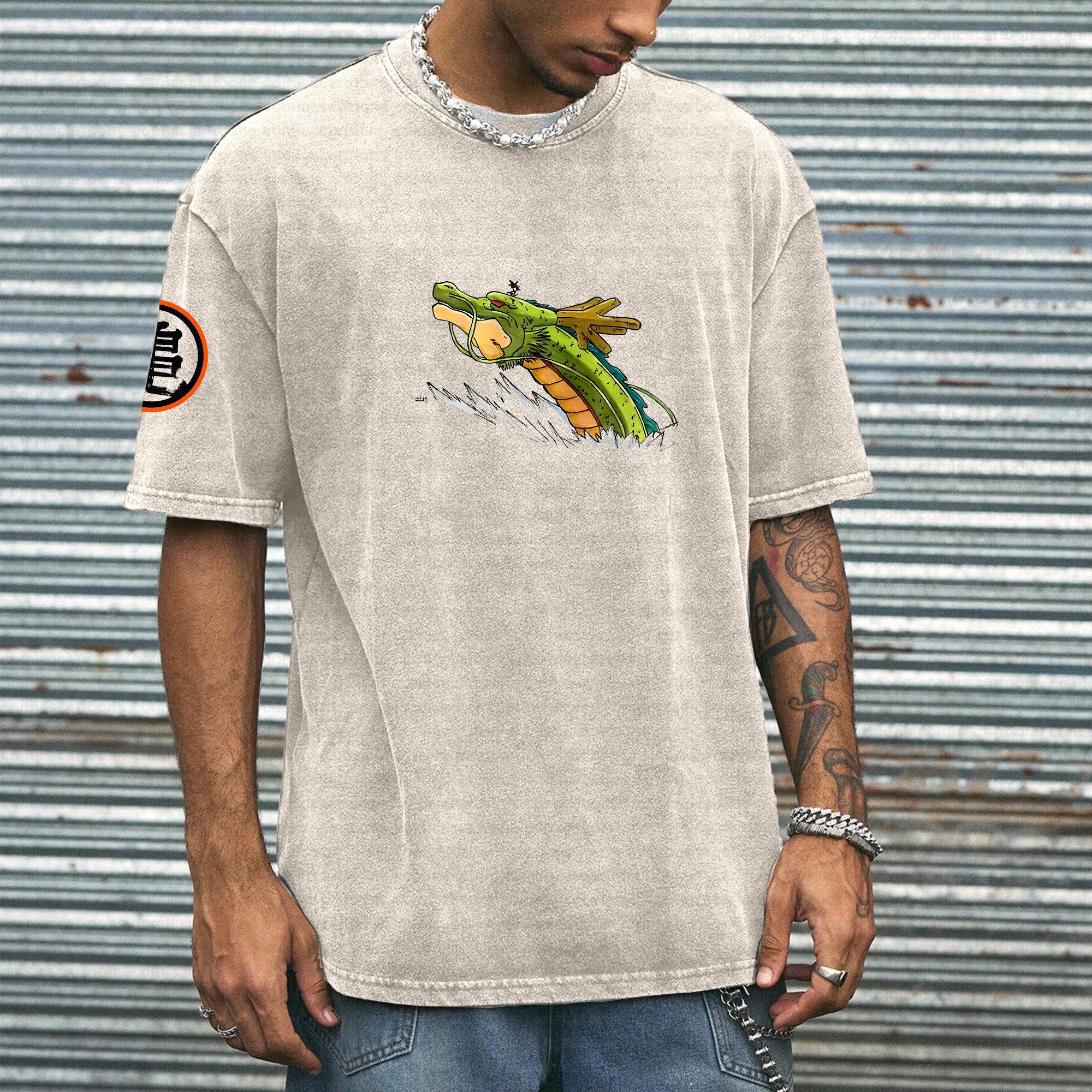 Printed Unisex Washed T-Shirt