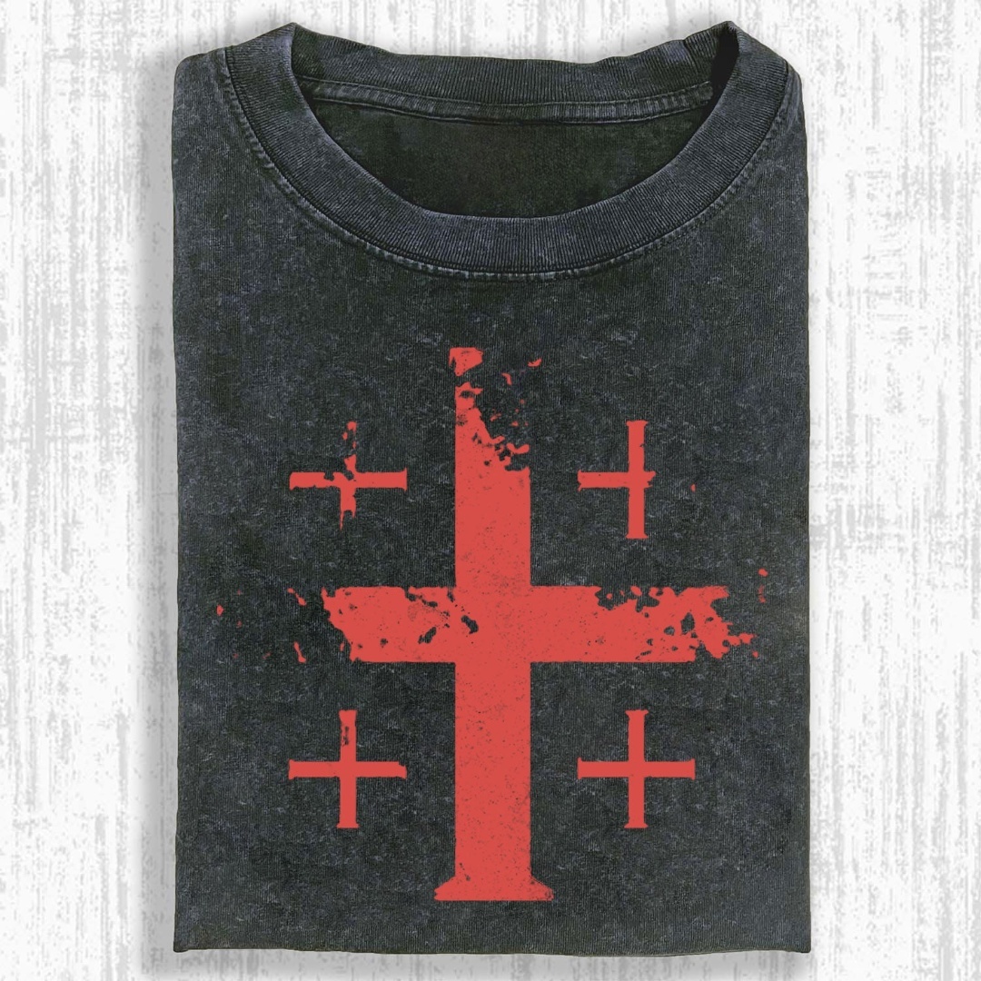 JERUSALEM CROSS VINTAGE T-SHIRT
