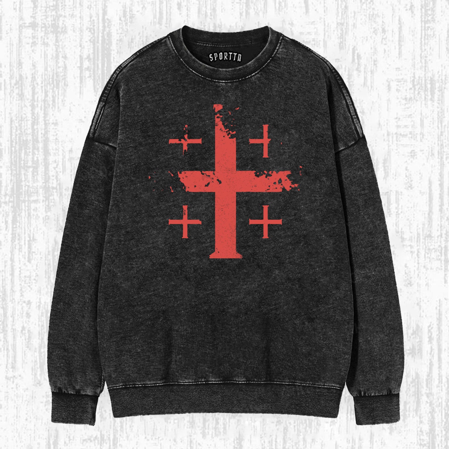 JERUSALEM CROSS VINTAGE T-SHIRT.Movie