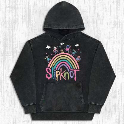 MUSIC SLIPKNOT VINTAGE WASHED TEE.Movie