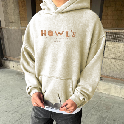 Unisex Anime Graphic Streetwear Vintage Washed 3D Direct Injection Hoodie