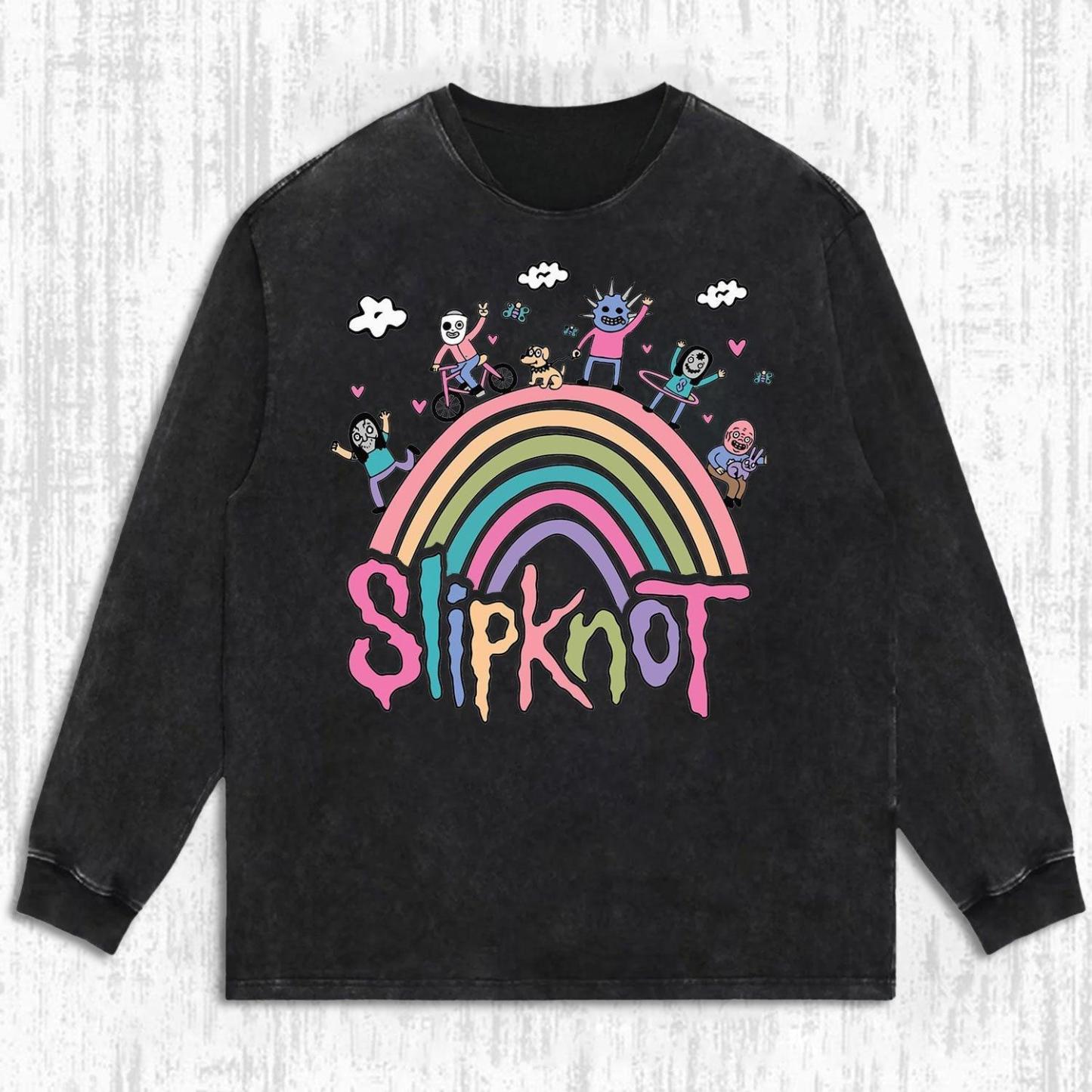 MUSIC SLIPKNOT VINTAGE WASHED TEE.Movie