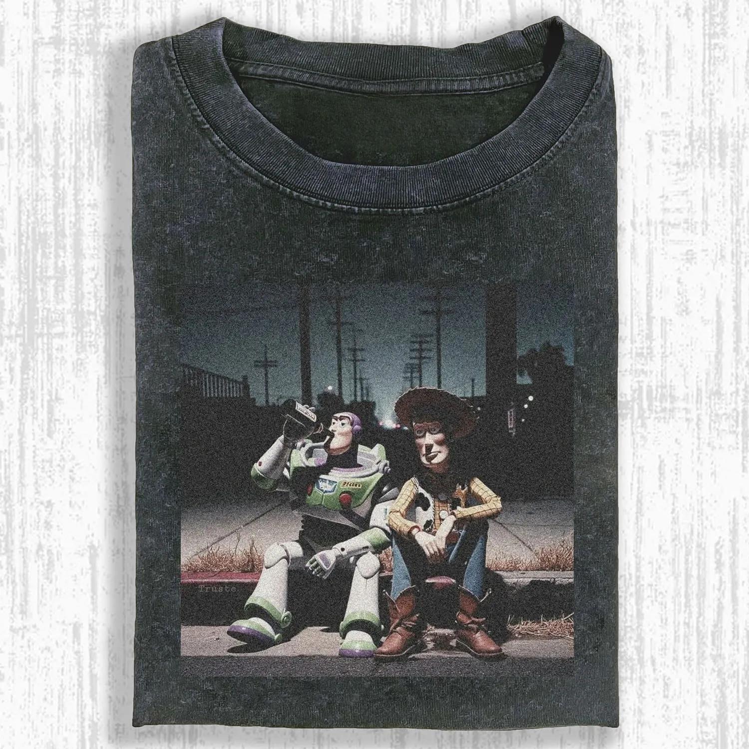 TOY STORY'S LATE - NIGHT BUDDY TIME TEE.Movie