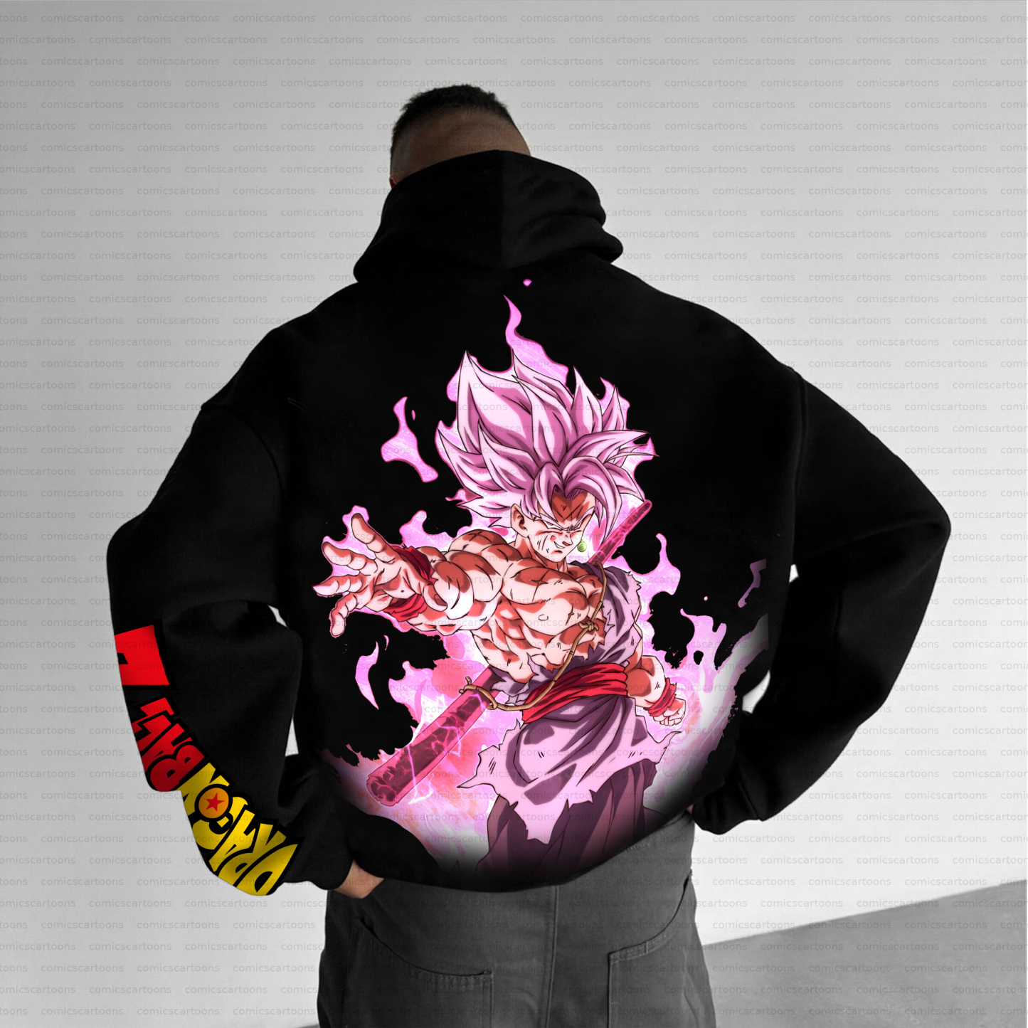 Unisex Anime Inspired Vintage Plush Hoodie