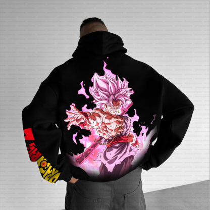 Unisex Anime Inspired Vintage Plush Hoodie