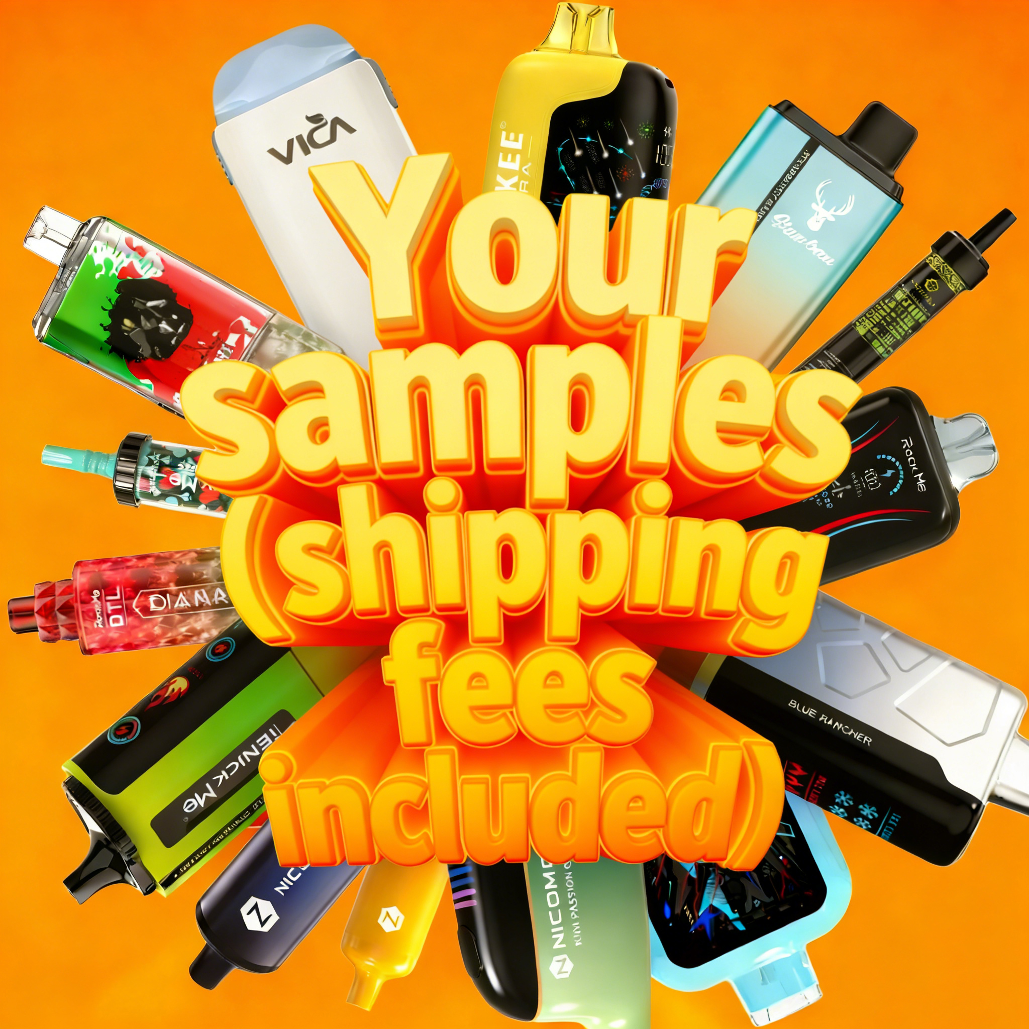 Sample: Choose any 5 products, flavors selected at random