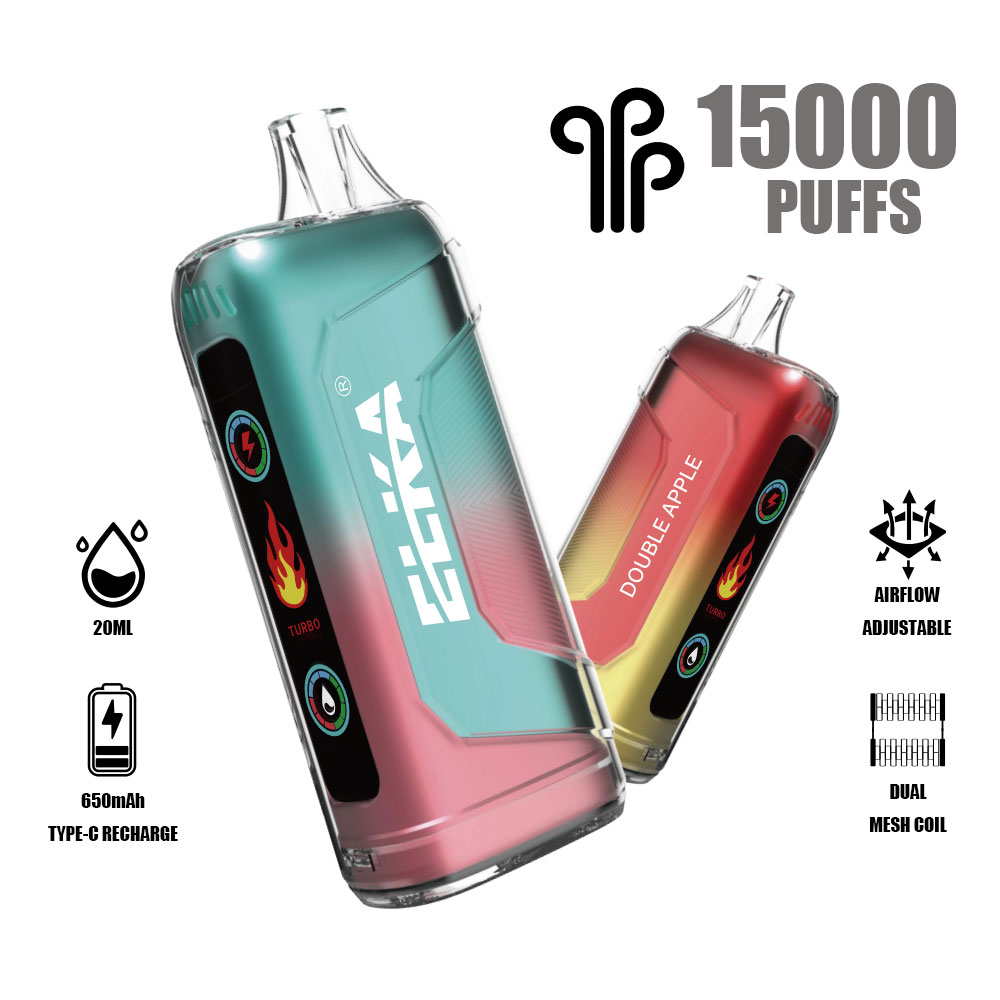 ELKA 15000Puffs |  10 Flavors | Dual Mesh 1.2Ω Coil