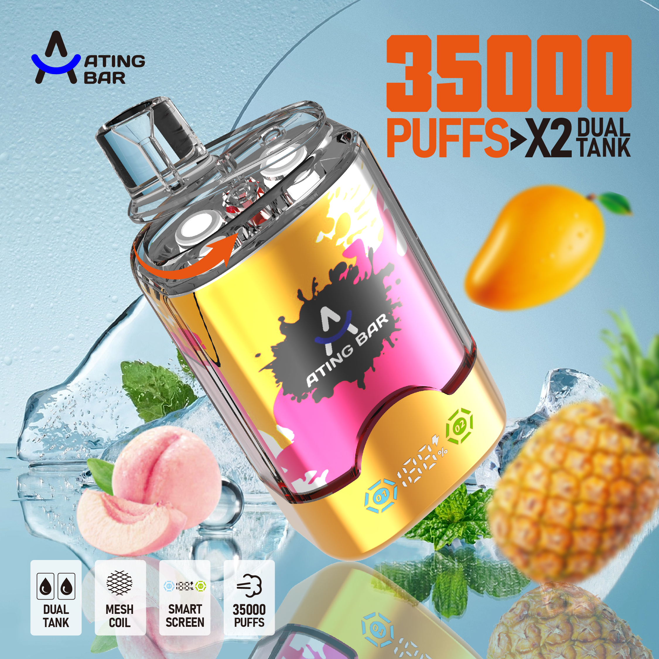 DB90 Disposable Multi-Fruit Flavor